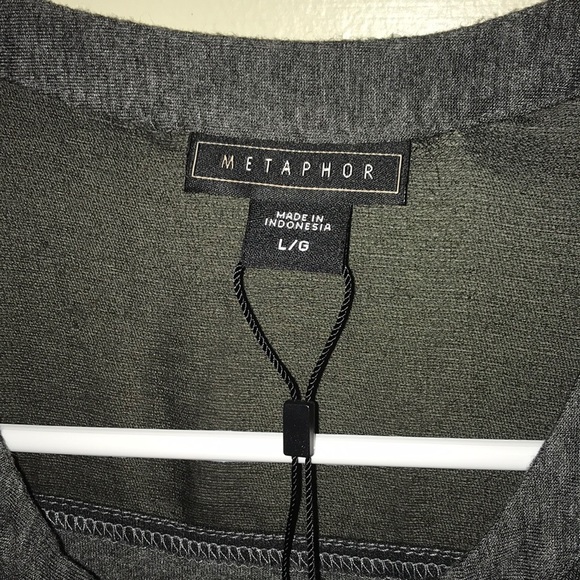 Metaphor L/G button front long sleeve top - Picture 5 of 5